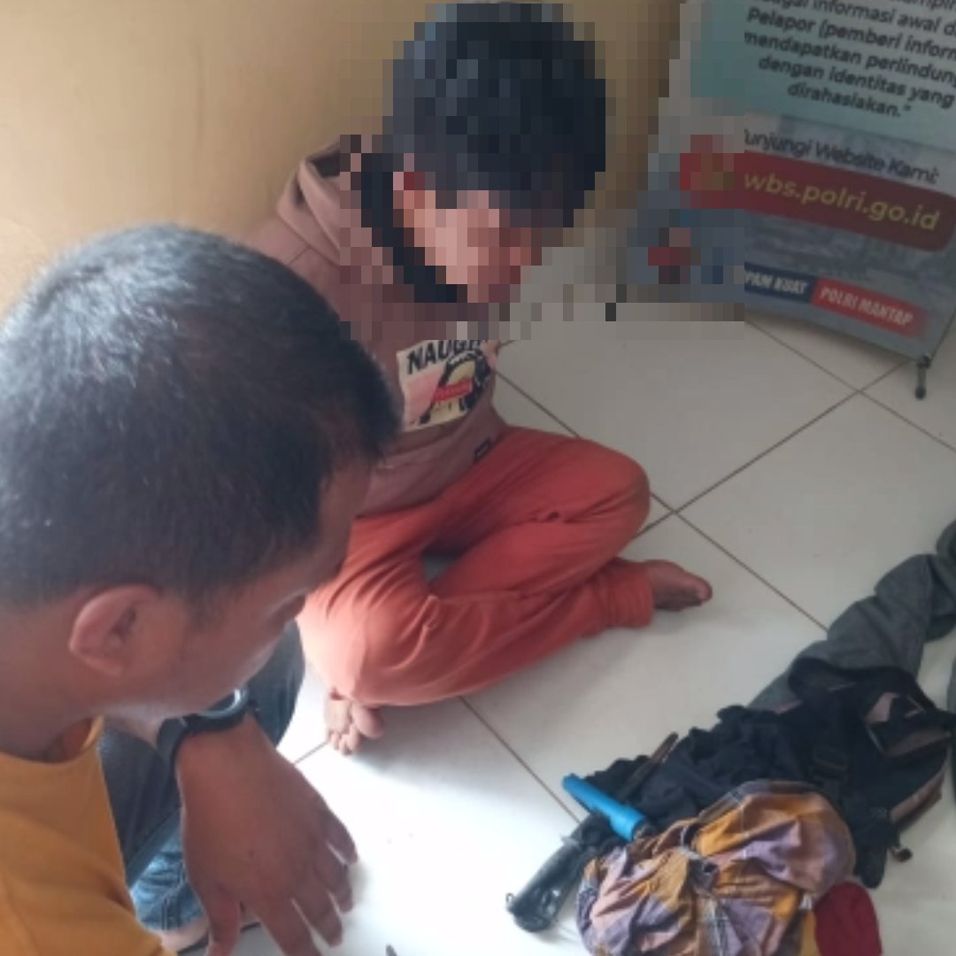 Terduga Pelaku pencurian kotak amal