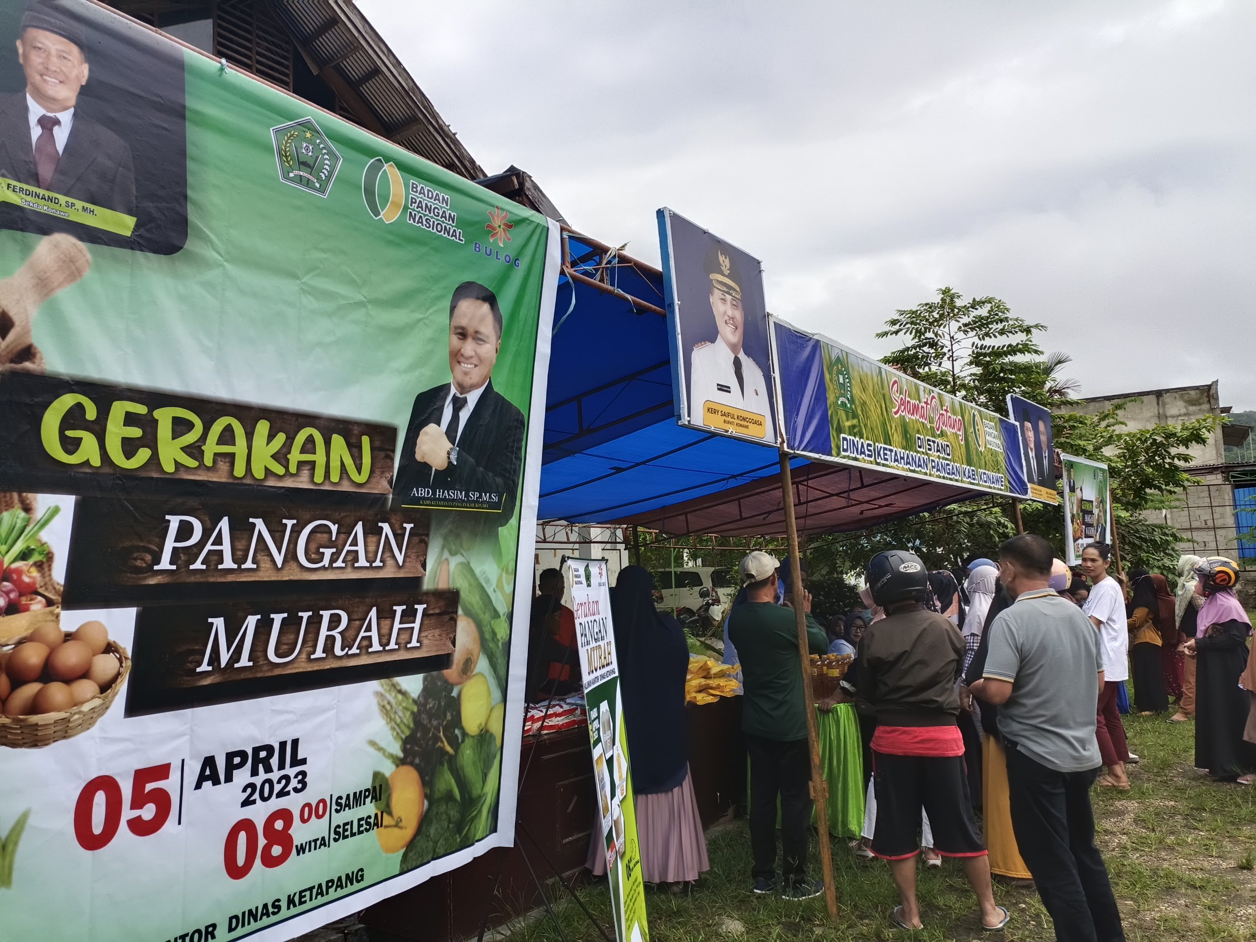Gerakan pangan Murah Dinas Ketapang Konawe