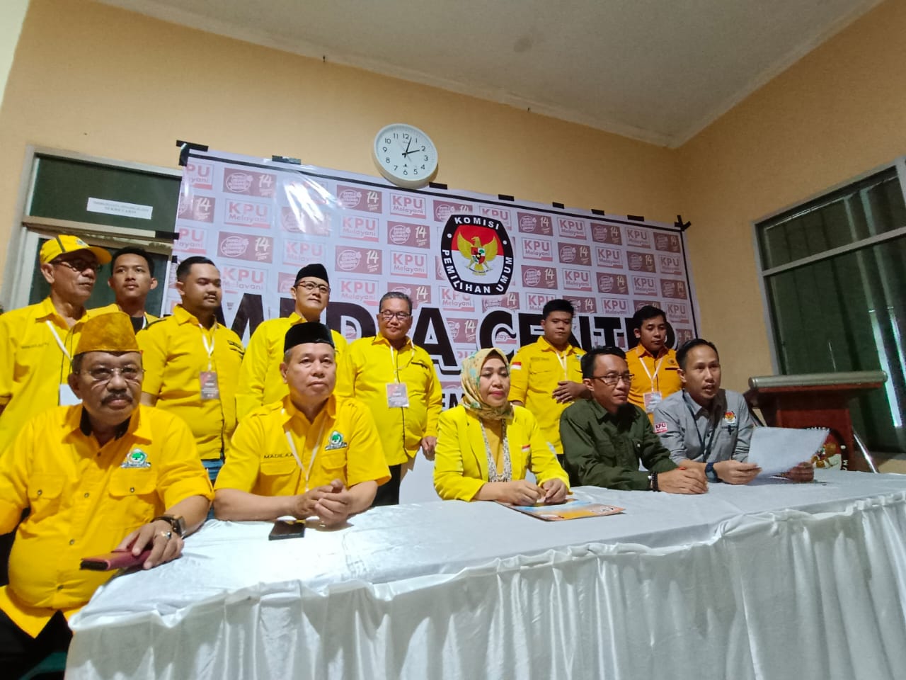 Partai Golkar saat daftarkan Bacaleg ke KPU Konawe