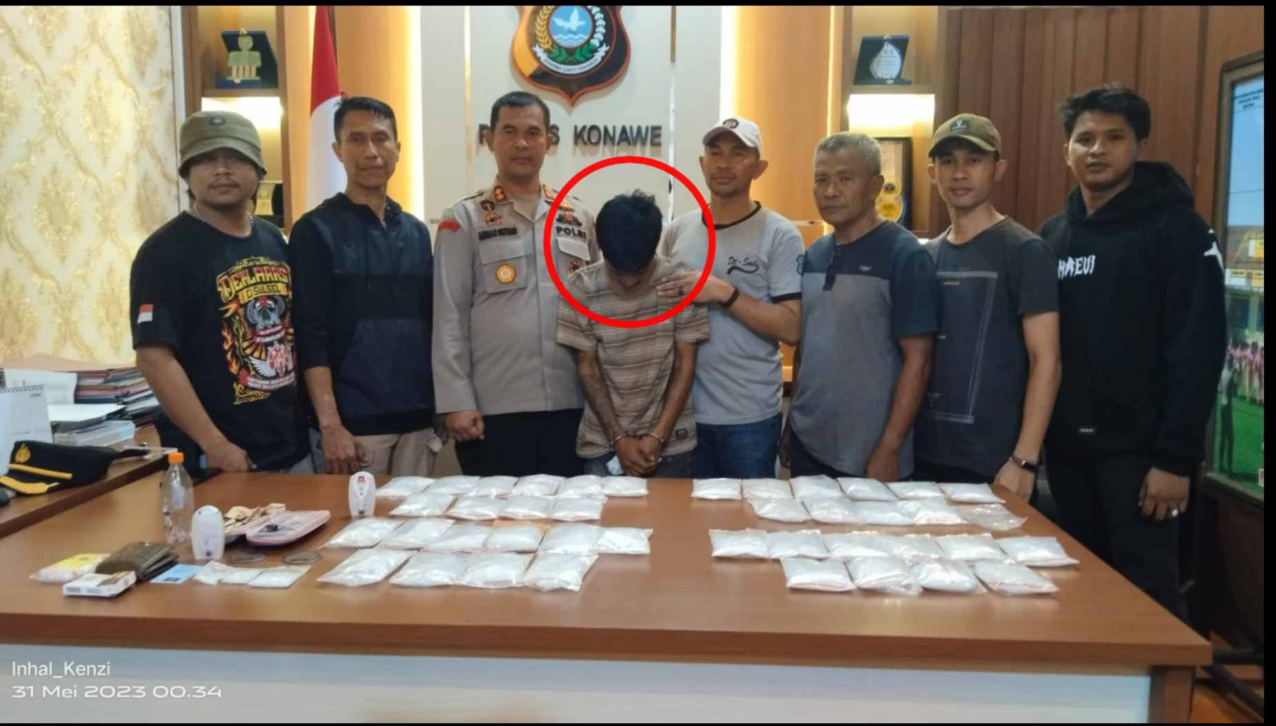 Pengedar sabu 4,3 gram diamankan Polres Konawe