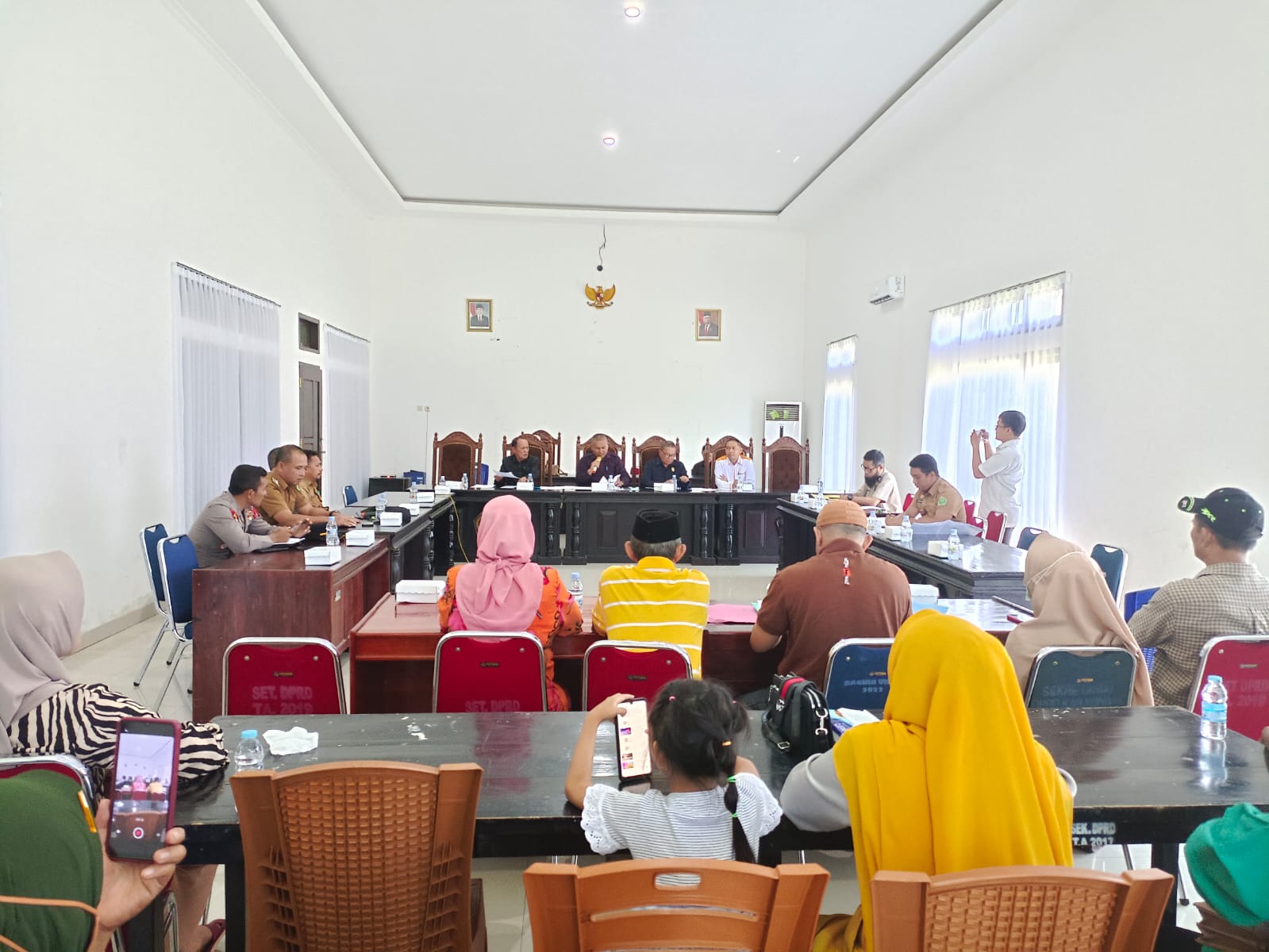 kegiatan RDP terkait sengeketa lahan 36 ha di kelurahan Anggabia