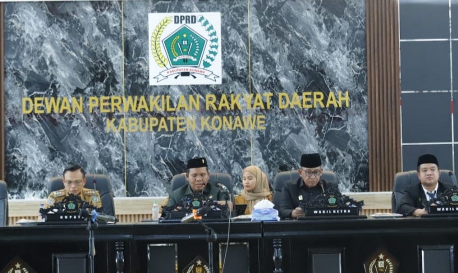 Suasana Rapat Paripurna KUA-PPAS Perubahan 2025.