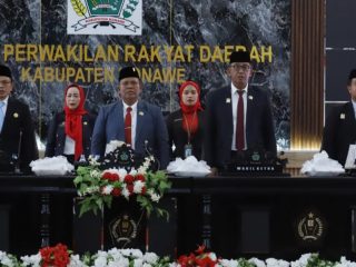 Suasana Rapat Paripurna Mendengarkan Pidato Presiden Prabowo HUT RI ke-80.
