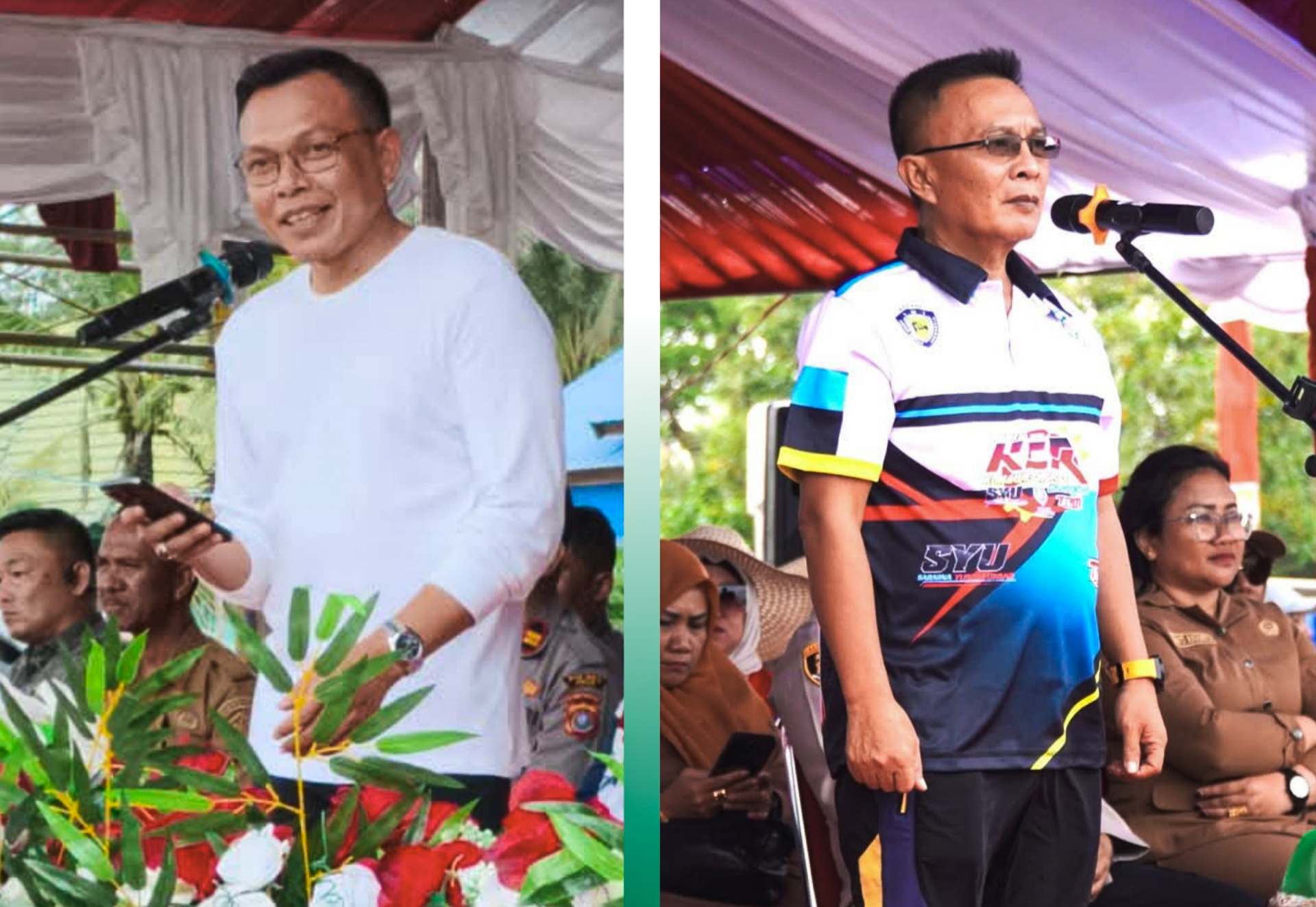 Bupati dan Wakil Bupati Konawe Kompak Buka Porseni di Kecamatan Berbeda.