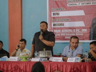 Ketua DPRD Konawe Serap Aspirasi Warga Ameroro, Fokus pada Pembangunan Fasilitas Umum