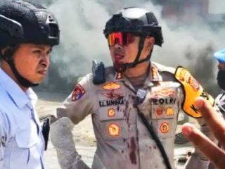 Massa Mengamuk Tolak Eksekusi, Kapolresta Kendari Alami Luka Serius