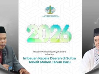 Tak Perlu Euforia, Wahdah Islamiyah Apresiasi Imbauan Pemda Sultra Jelang Tahun Baru
