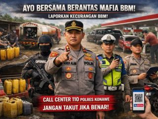 Berantas Mafia BBM, Polres Konawe Ajak Masyarakat Aktif Awasi SPBU