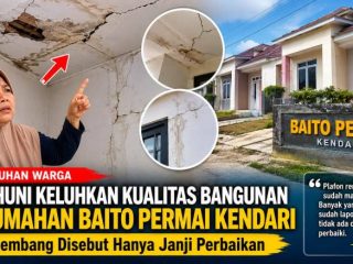 Warga Keluhkan Bangunan BTN Baito Permai