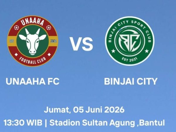 Unaaha FC Bidik Tiket 32 Besar Lawan Binjai City