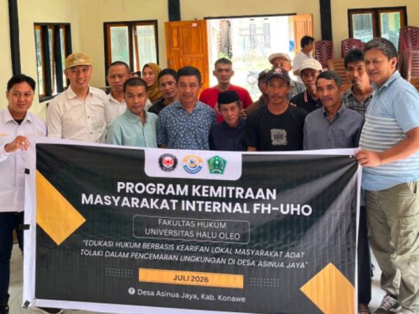 FH UHO Libatkan Warga Jaga Lingkungan Lewat Kearifan Lokal