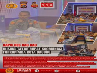 Kapolres Baubau Perkuat Sinergi Cegah Konflik